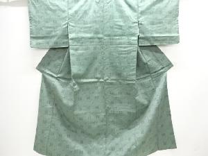 抽象模様織り出し手織り紬着物